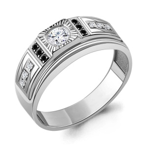 Кольцо с фианитами, 925 пробы