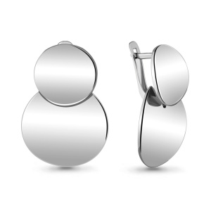 Серьги серебряные, 925 пробы