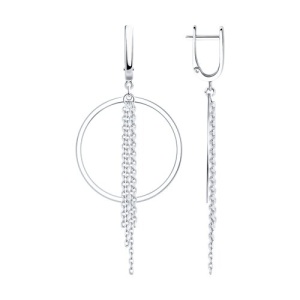 Серьги серебряные 925 пробы